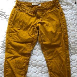 Joe Fresh Mustard yellow pants size 8